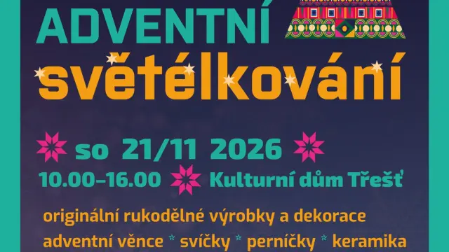 Předadventní světélkování – Trh, Třešť